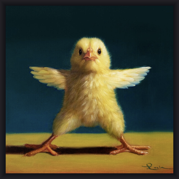 Box Frame - Yoga Chick Star