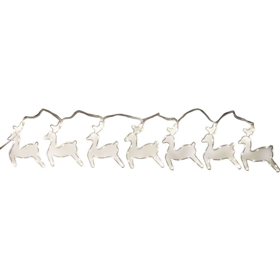 Vienna Reindeer Garland White