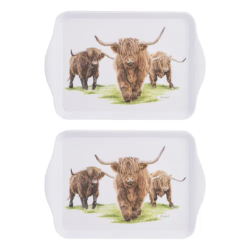 Highland Herd 2pk Scatter Tray