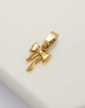 Bow Charm - Gold