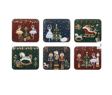 Christmas Wonderland Assorted 6pk Coaster