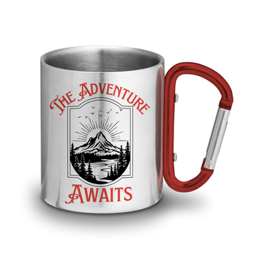 Carabiner Mug - The Adventure Awaits