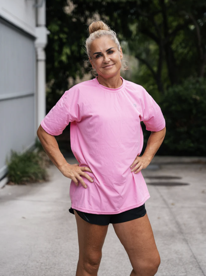 Oversized Uni Tee - Pink