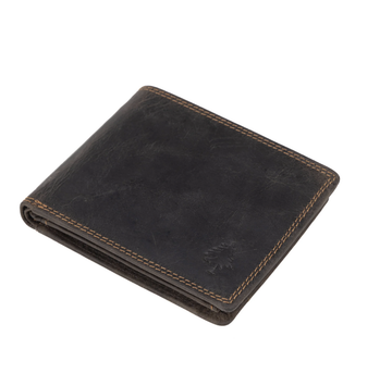 Leather Mans Wallet - Brown