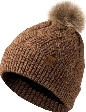 Britt's Knit's Mainstay Pom Hat - Brown