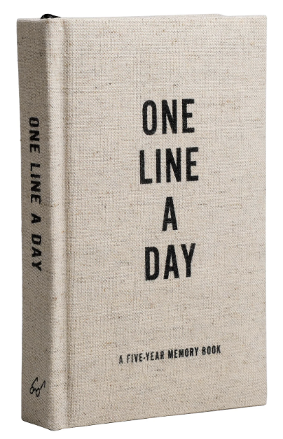 Canvas One Line A Day Memory Book
