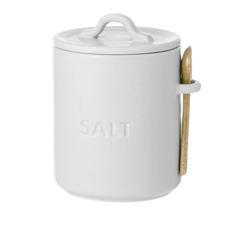 Essentials White Salt Cellar