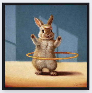 Box Frame - Gym Bunny/Hula Hoop