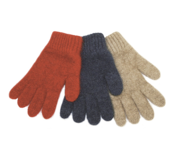 Child's Merino & Possum Gloves - Natural