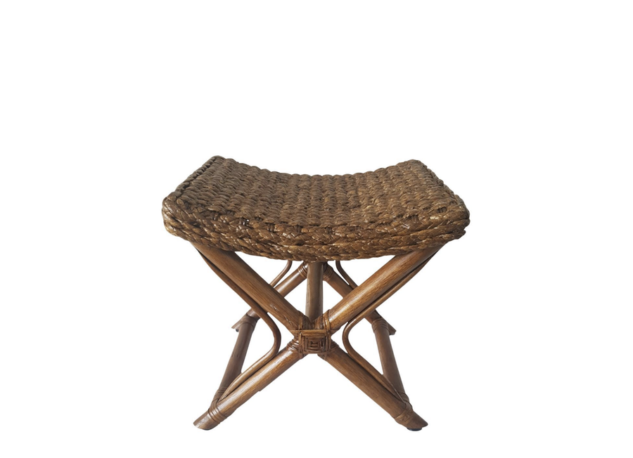 Colonial X Stool - Brown