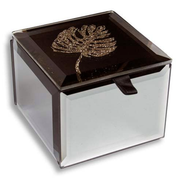 Bling Mini Trinket Box - Monstera