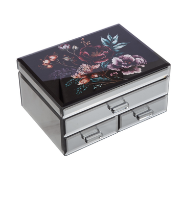 Midnight Flora Large Jewellery Box