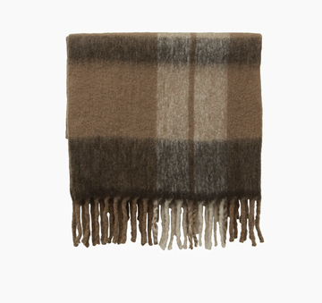 Canopy Plaid Tassel Throw