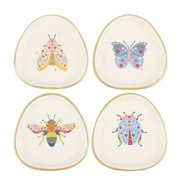 Floral Bug Trinket Dishes
