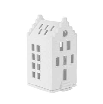 Porcelain Tealight House - Small Brick