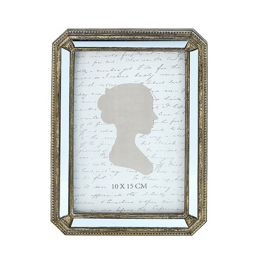 Ornate Mirror Photo Frame - 4x6