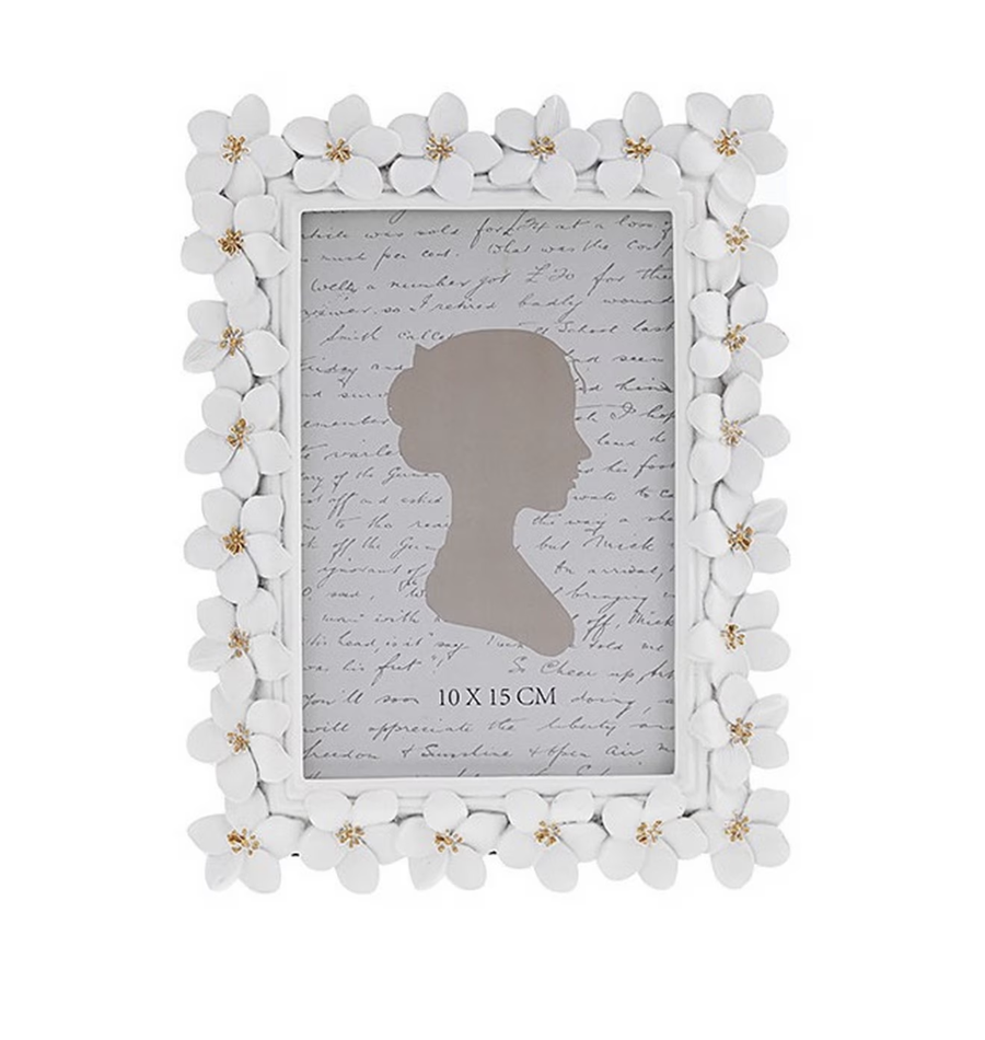 Ornate Flower Photo Frame - 4x6