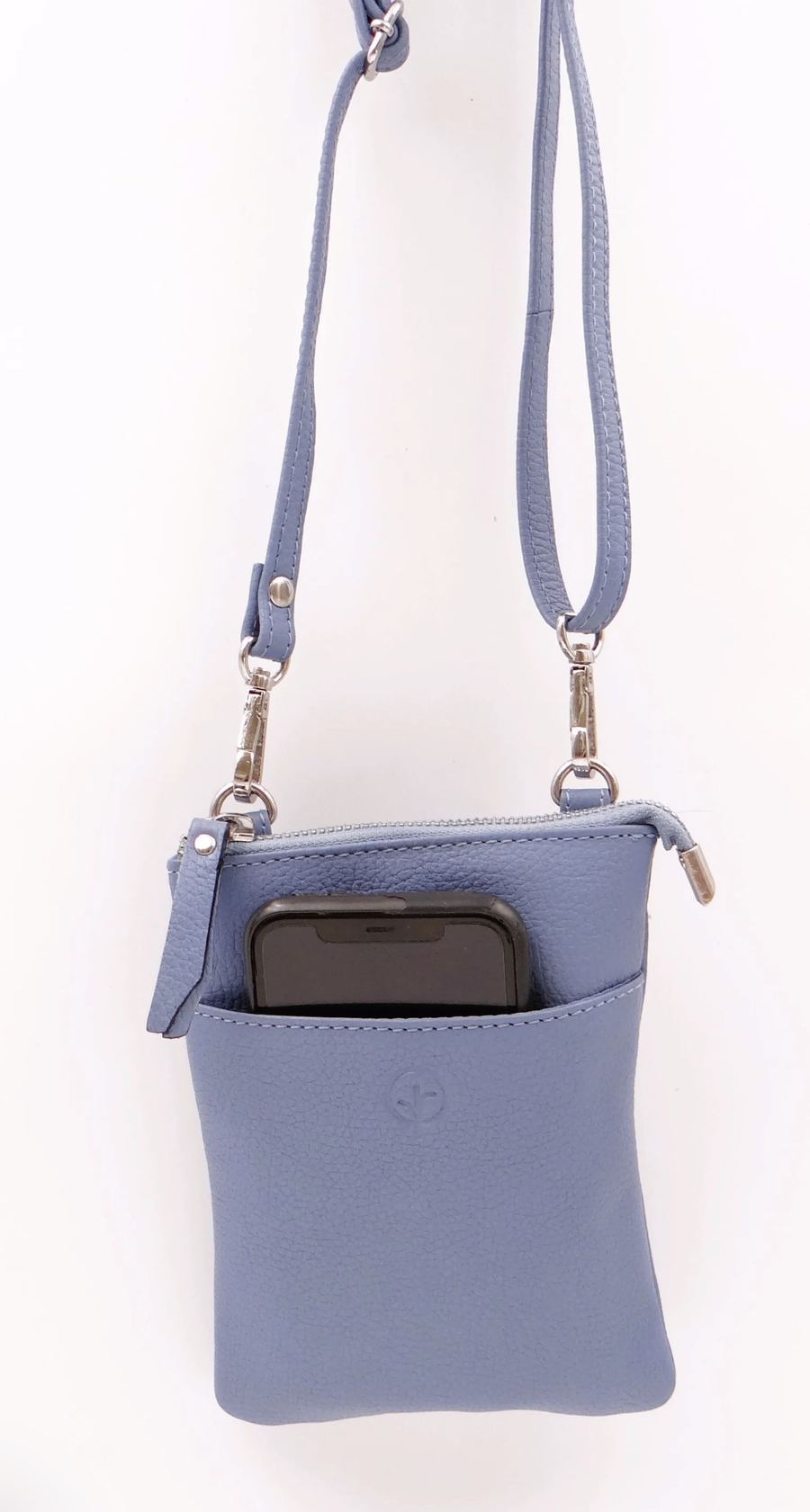 Front Pocket Pouch Bag - Blue Mist