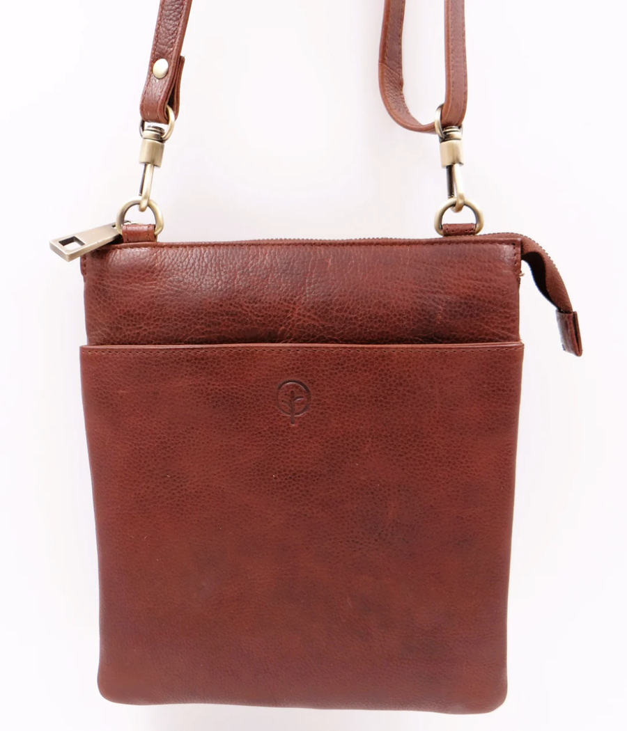 Cross Body Bag - Dark Toffee
