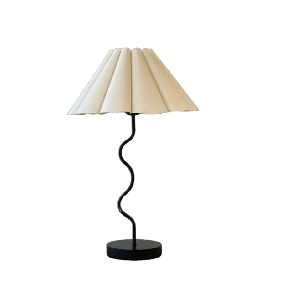 Wavy Table Lamp - Black