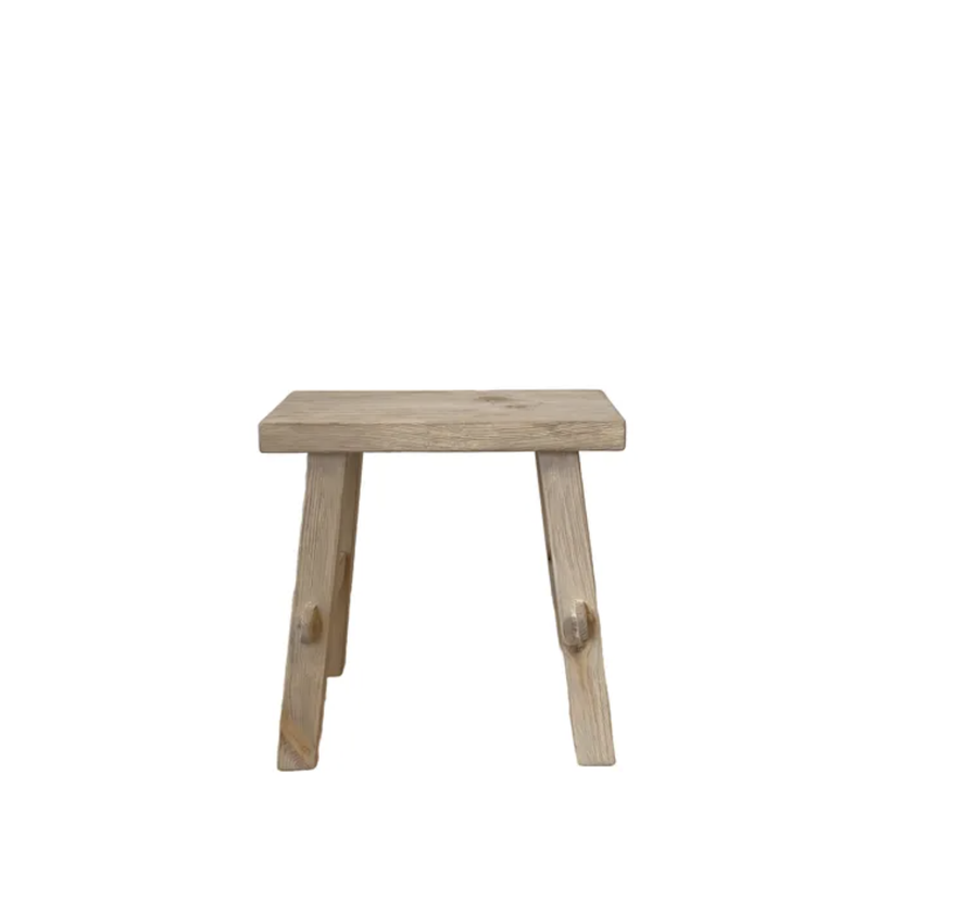 Reclaimed Wood Small Bench - Natural