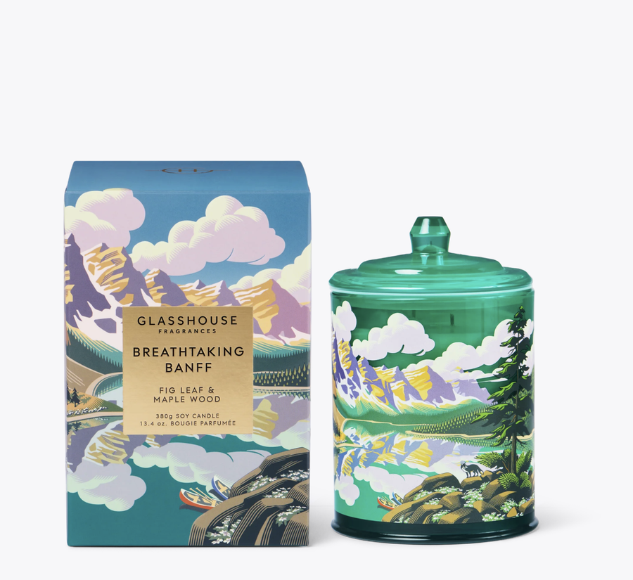 Glasshouse Fragrances Limited Edition Breathtaking Banff Candle