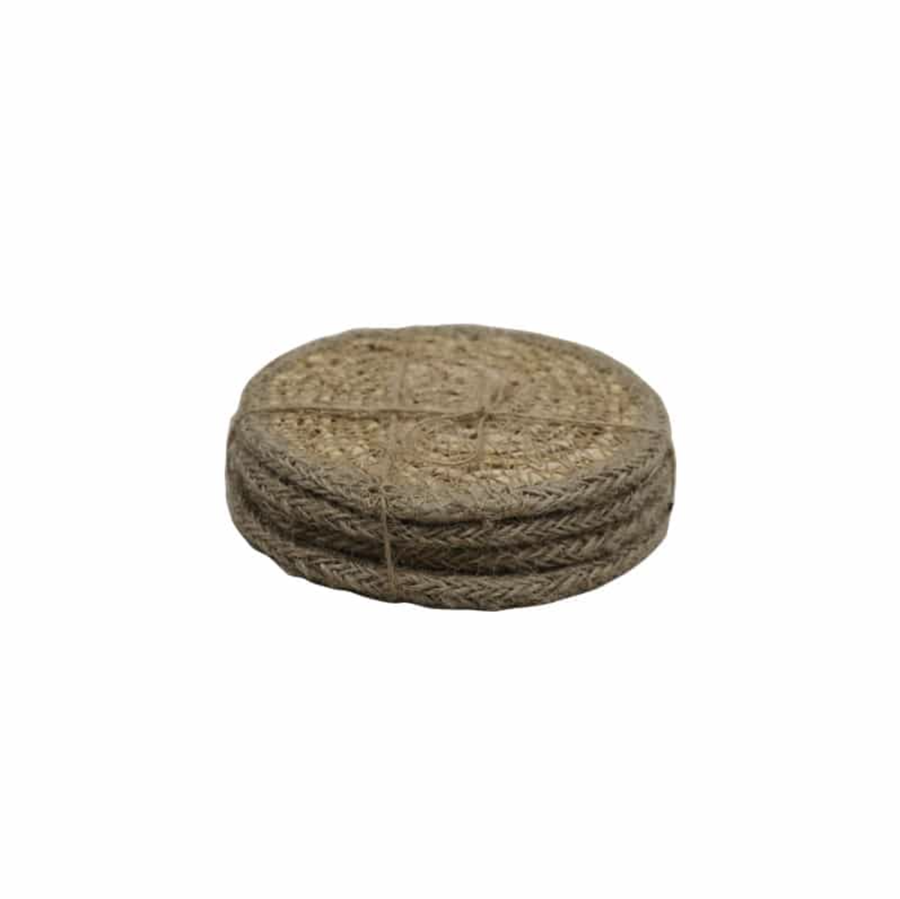 Seagrass/Jute Coasters - Set of 4