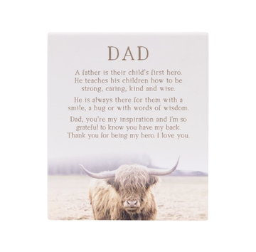 Rustic Meadow Dad Verse