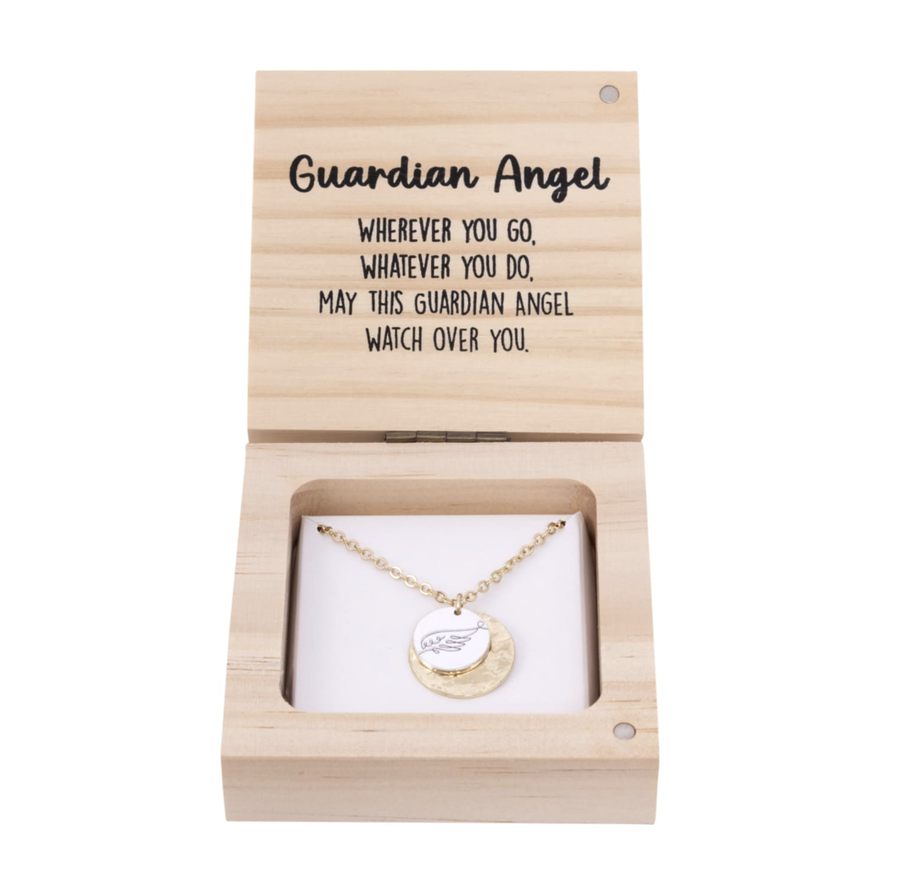 Heart & Soul Guardian Angel Necklace