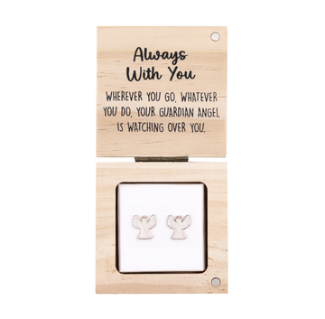 Heart & Soul Guardian Angel Earrings