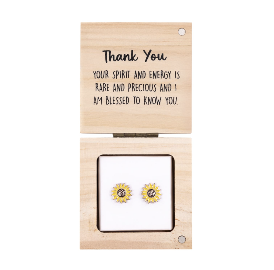 Heart & Soul Thank You Earrings