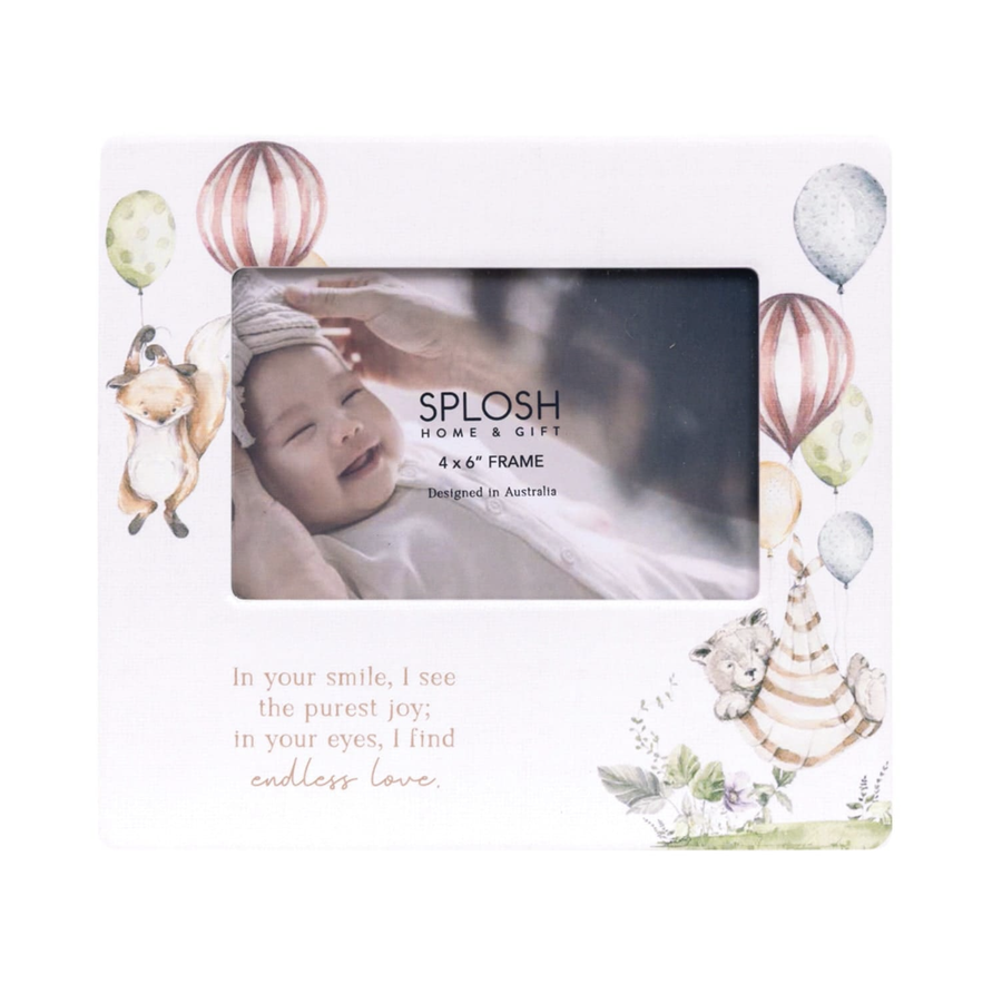 Tiny Wonders Smile 4x6 Ceramic Frame