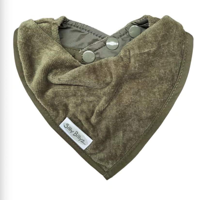 Towel Bandana Bib  - Olive