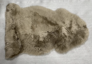 Kaikoura Long Wool Single Nz Sheepskin - Taupe
