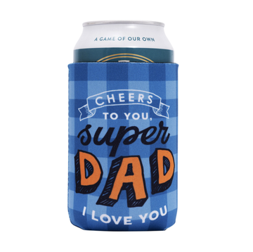 Father's Day Super Dad Stubby Cooler