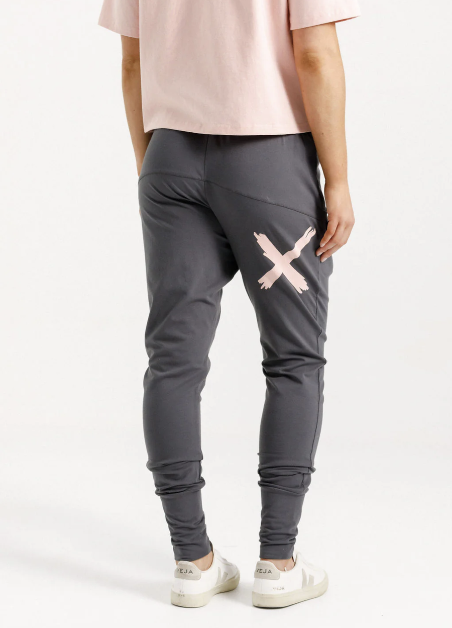 Apartment Pants - Graphite with Blossom X