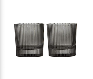 Cyrus Charcoal 2pk Whisky Glass