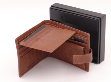 Men's Tab Wallet - Tan