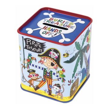 Money Box Tin - Burried Treasure