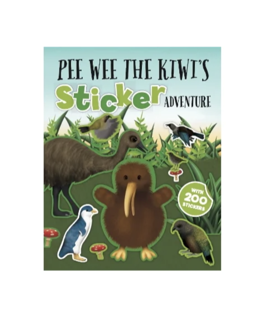Pee Wee the Kiwi's Sticker Adventure Book