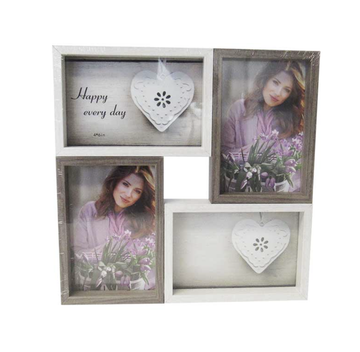 Beech Tones Four Photo Frame