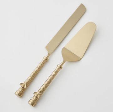 Honeycomb Cake Servers Set of 2