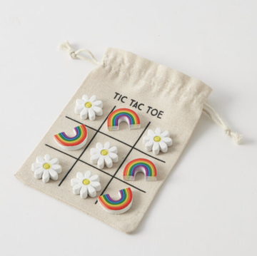 Rainbows & Daisies Tic Tac Toe