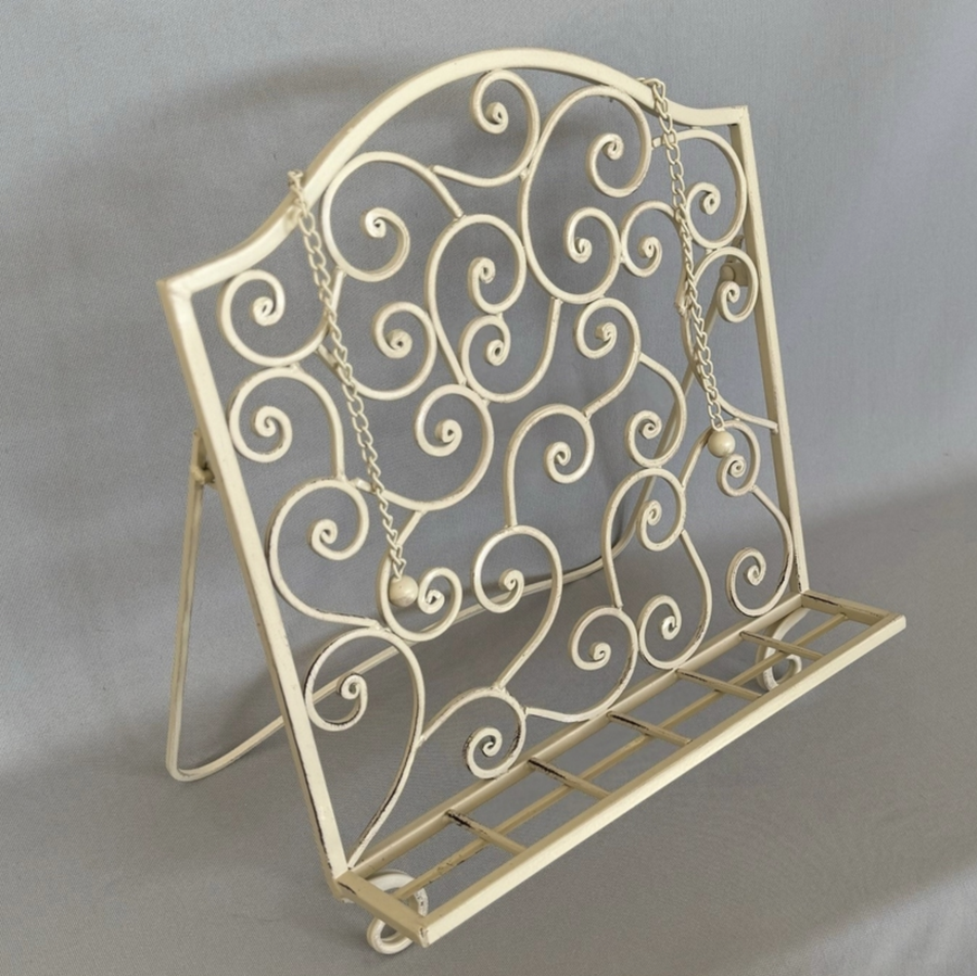 Recipe Book Holder - Cream
