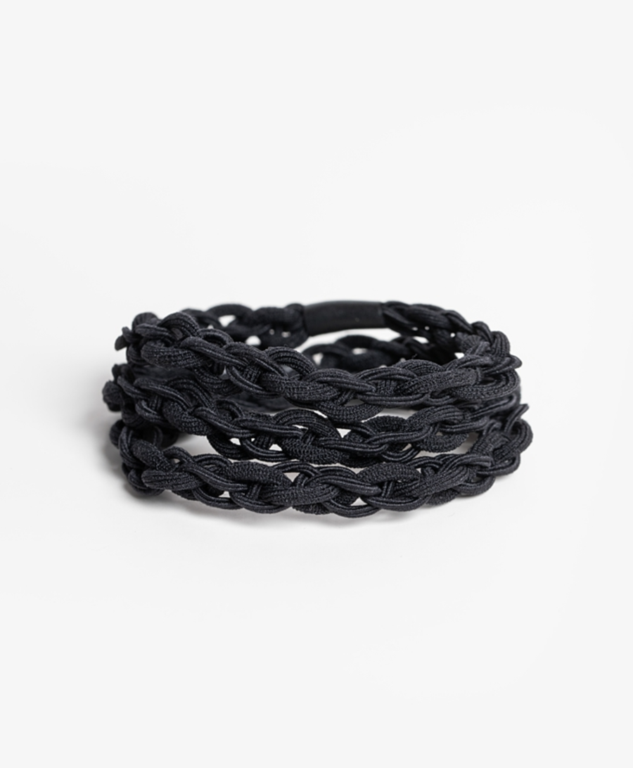 Chain Link Hair Tie - Black