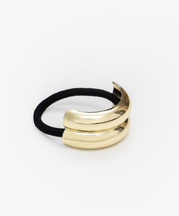 Double Curve Hair Cuff - Gold