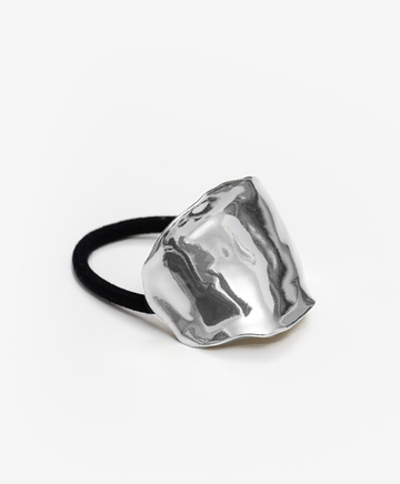 Textured Hair Cuff - Silver