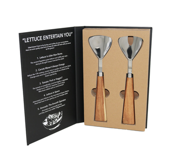 2 Piece Salad Server Book Box
