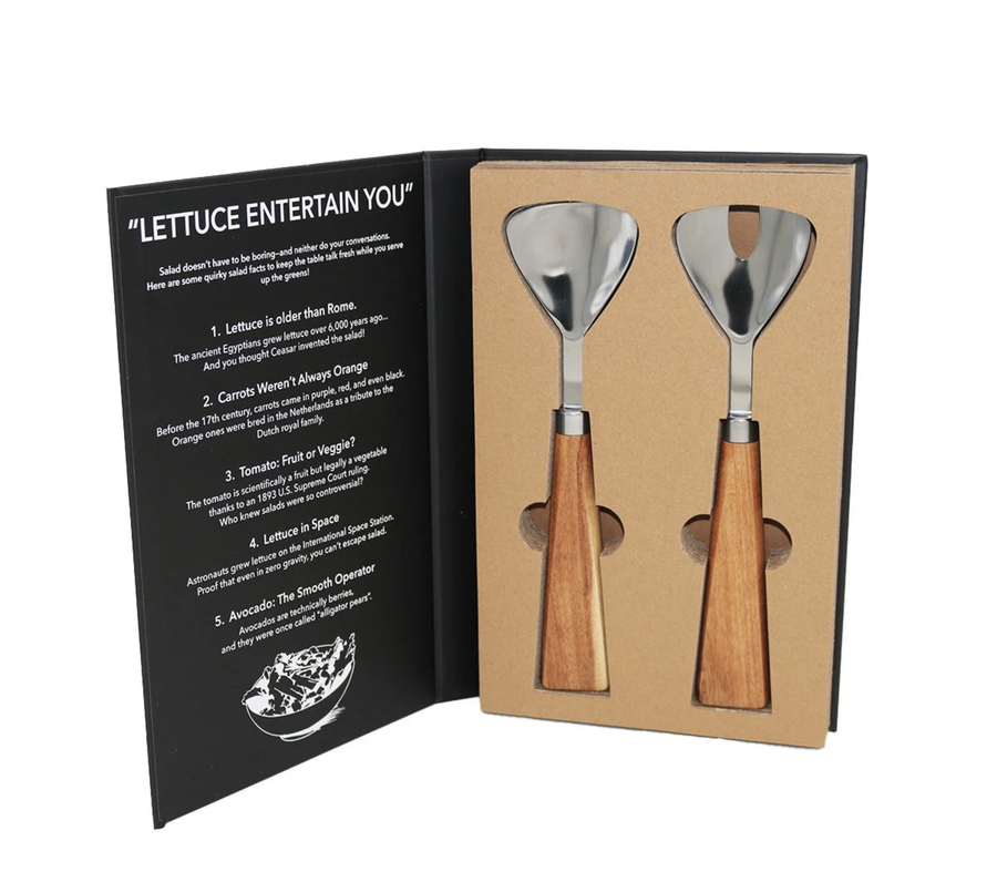 2 Piece Salad Server Book Box