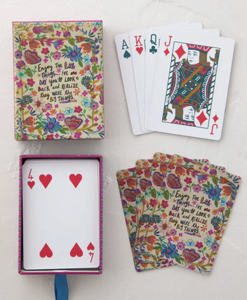 Playing Cards - Cream Enjoy The Little Things
